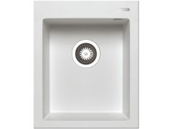 Granitový drez Pyramis Istros 41 x 50 1B Biela