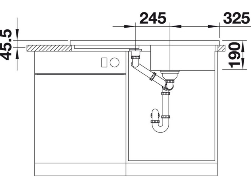 Granitový dřez Blanco ADON XL 6 S Silgranit perlově šedá
