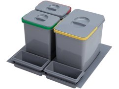 Sinks PRACTIKO 600 1x15l+2x7l