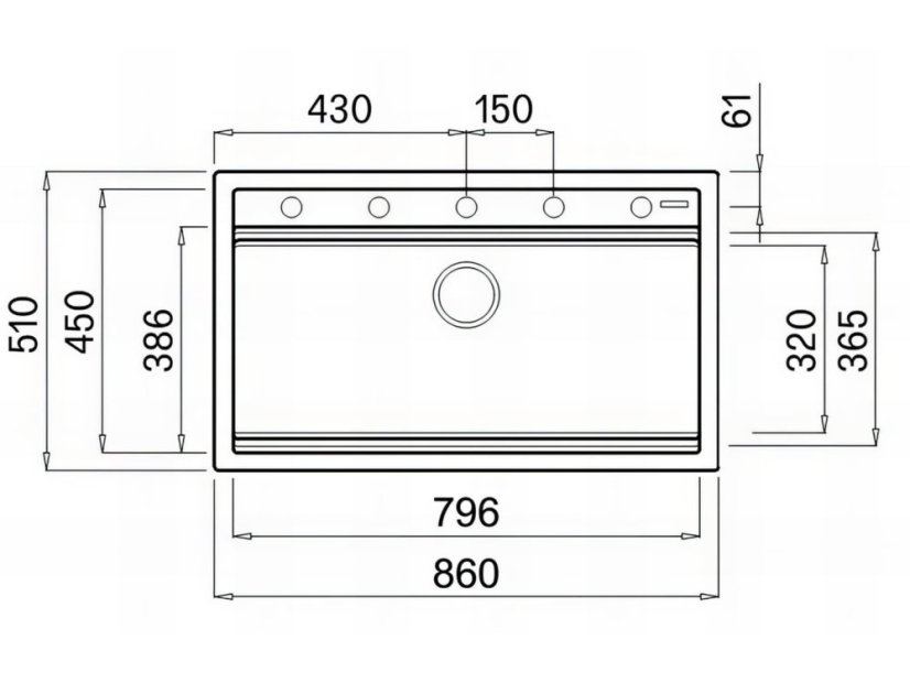 Granitový dřez Elleci Best 360 K99
