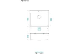 Nerezový drez Alveus QUARTO 10 sat F