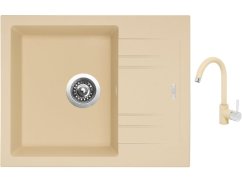 Set Sinks LINEA 600 N Sahara + baterie Sinks MIX 35 Sahara Set Sinks LINEA 600 N Sahara + baterie Sinks MIX 35 Sahara