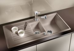 Granitový drez Blanco ZIA 6 S biela soft s excentrom Granitový drez Blanco ZIA 6 S biela soft s excentrom