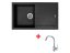 Set Sinks Amanda 860 Nanoblack + Mix 35