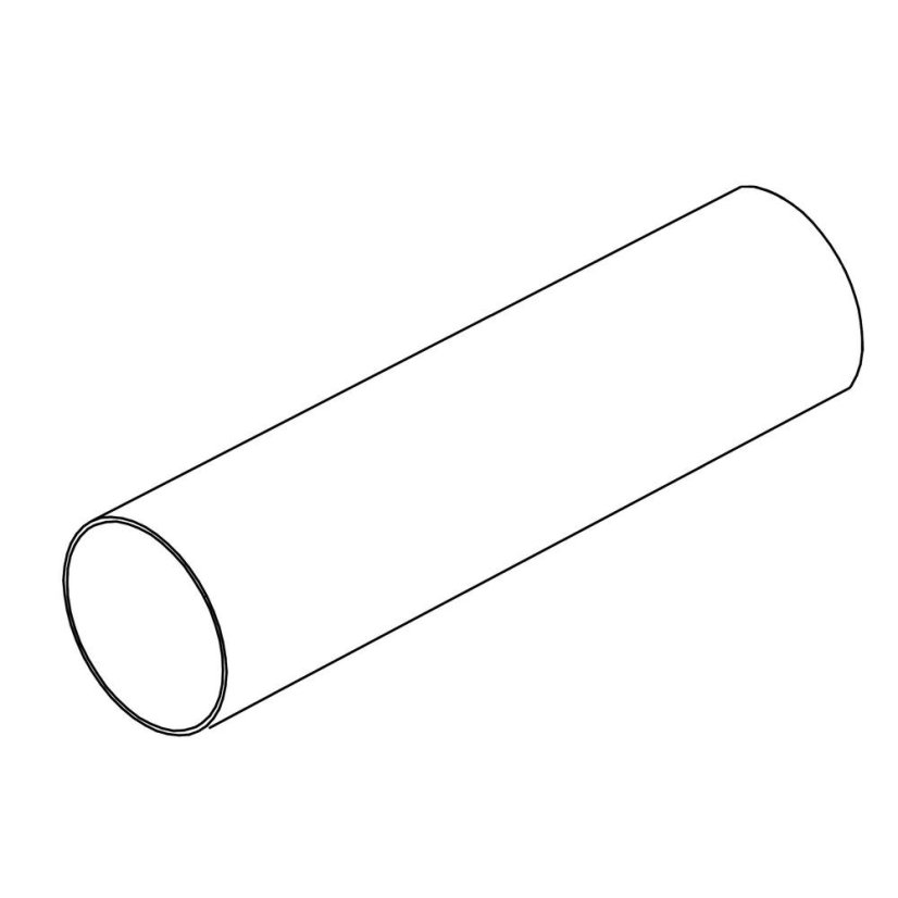 Potrubí kulaté 125x1000mm