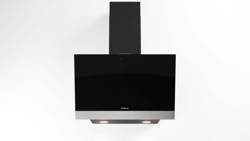 Komínová digestoř Airforce Alpha 60 BK/X-2