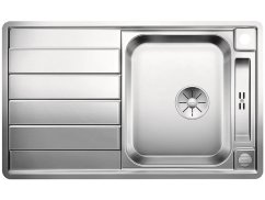 Nerezový drez Blanco AXIS III 45 S-IF InFino Nerez hodvábny lesk - 1