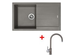 Set Sinks Amanda 860 Truffle + Vitalia GR