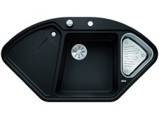 Granitový dřez Blanco DELTA II-F InFino antracit s excentrem