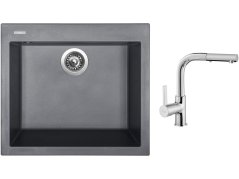 Set Sinks CUBE 560 Titanium + batéria Sinks ENIGMA S chróm