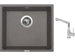 Set Sinks FRAME 457 Truffle + baterie Sinks MIX 350 P chrom