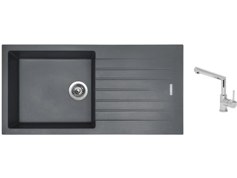 Set Sinks PERFECTO 1000 Titanium + baterie Sinks MIX 350 P chrom