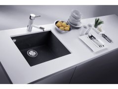 Granitový dřez Sinks Cube 560 Metalblack