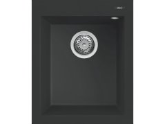 Granitový drez Elleci Quadra 100 Full Black G40