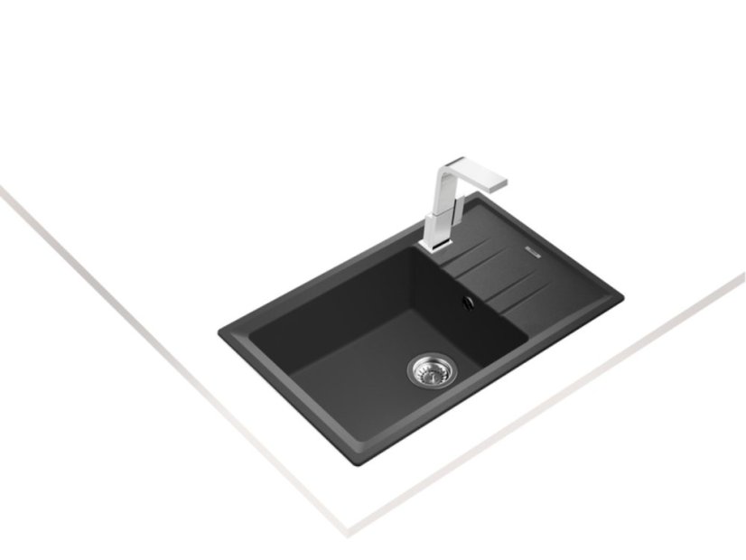 Granitový drez Teka STONE 60 S-TG 1B 1D Asfalt