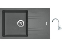 Set Sinks LINEA 780 N Titanium + baterie Sinks MIX 35 chrom Set Sinks LINEA 780 N Titanium + baterie Sinks MIX 35 chrom
