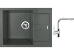 Set Sinks AMANDA 650 Titanium + baterie Sinks ENIGMA S chrom Set Sinks AMANDA 650 Titanium + baterie Sinks ENIGMA S chrom
