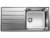 Nerezový drez Blanco LEMIS XL 6 S-IF nerez kartáčovaný