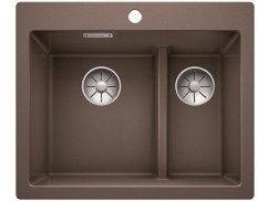 Granitový dřez Blanco PLEON 6 Split káva