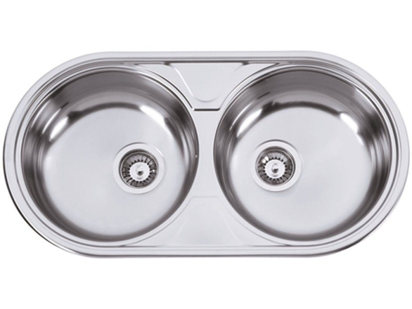 Nerezový dřez Sinks DUETO 847 V matný
