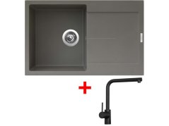 Sinks ULTIMA 790 Truffle + Elka čierná matná