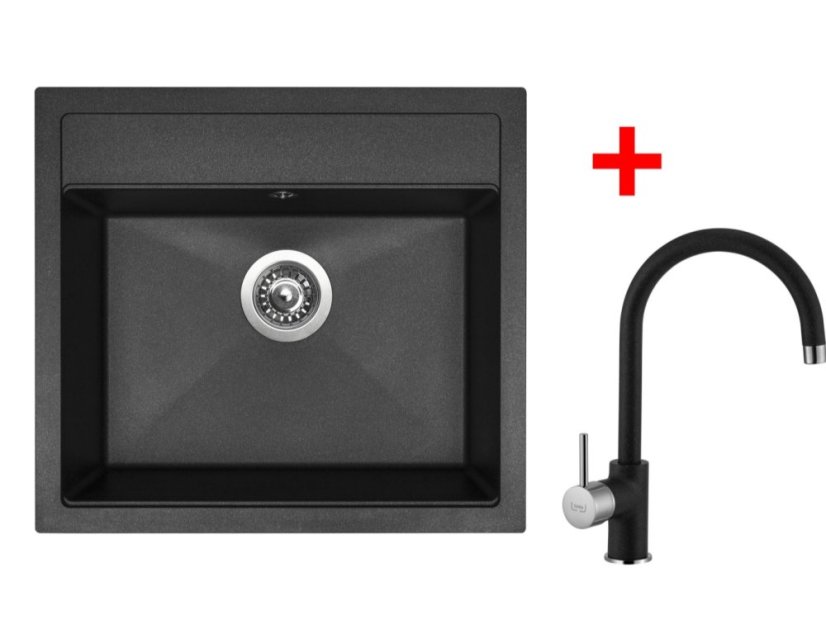 Set Sinks Solo 560 Granblack + Vitalia GR