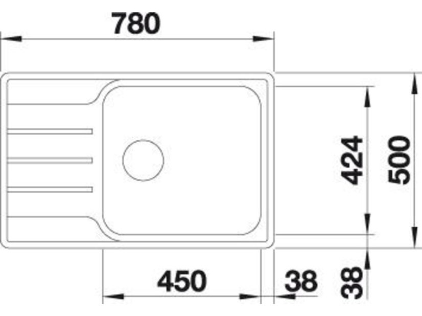 Nerezový dřez Blanco LEMIS XL 6 S-IF Compact nerez kartáčovaný s excentrem