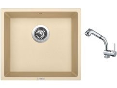 Set Sinks FRAME 457 Sahara + baterie Sinks MIX 3 S Chrom Set Sinks FRAME 457 Sahara + baterie Sinks MIX 3 S Chrom