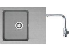 Set Franke OID 611-62 Tectonite Šedá + baterie Franke FN 0143 Chrom