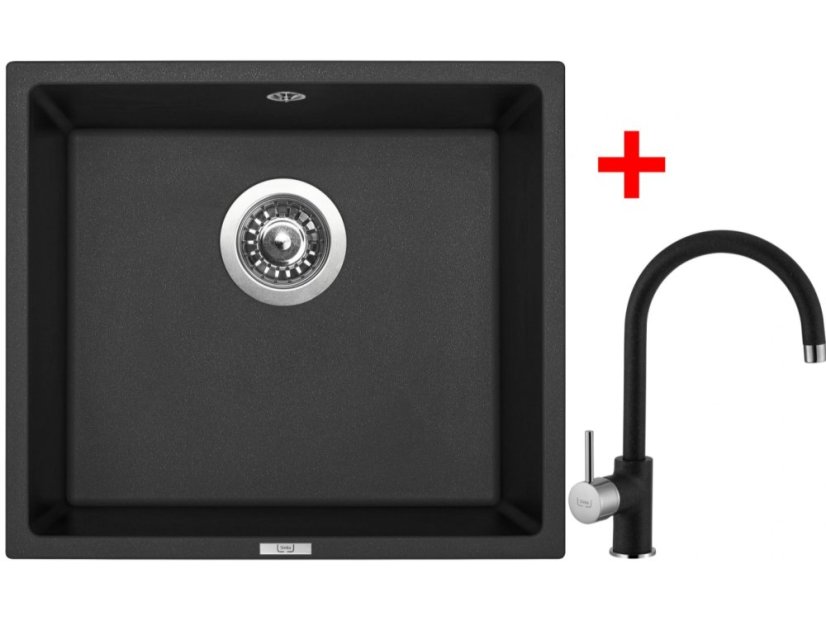 Set Sinks Frame 457 Granblack + Vitalia GR