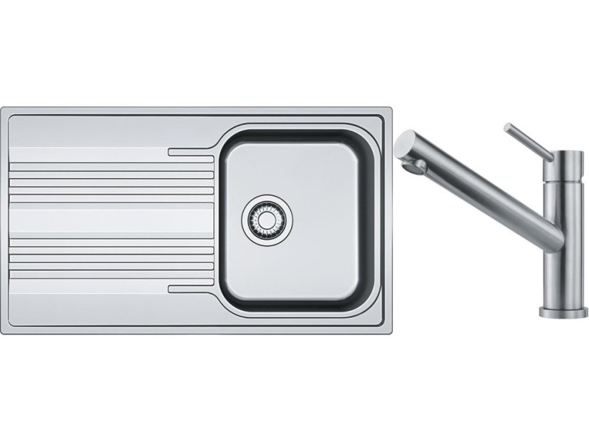 Set Franke SRX 611-86 Nerez + batéria Franke FC 9290 ORBIT Nerez