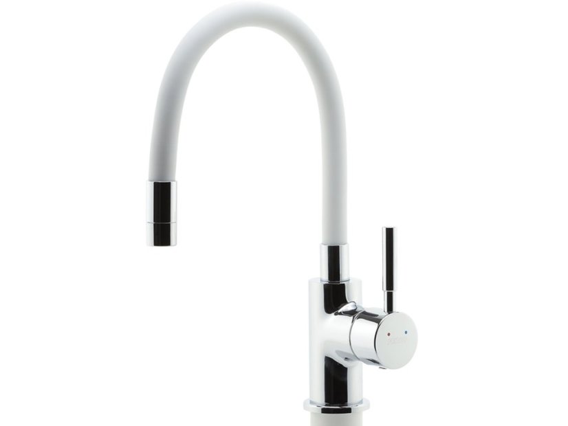 Drezová stojanková batéria Ferro Biela/chróm