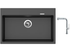 Set Sinks MAXIMO 780 Metalblack + baterie Sinks SLIM S2 kartáčovaná Set Sinks MAXIMO 780 Metalblack + baterie Sinks SLIM S2 kartáčovaná