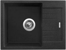 Sinks RAPID 580 Granblack + Elasta nerez/čierná