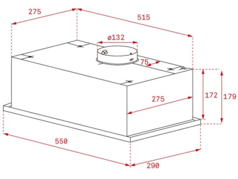 Vstavaný digestor Teka GFG 2 X
