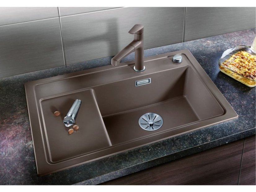 Granitový drez Blanco ZENAR XL 6 S Compact Biela soft