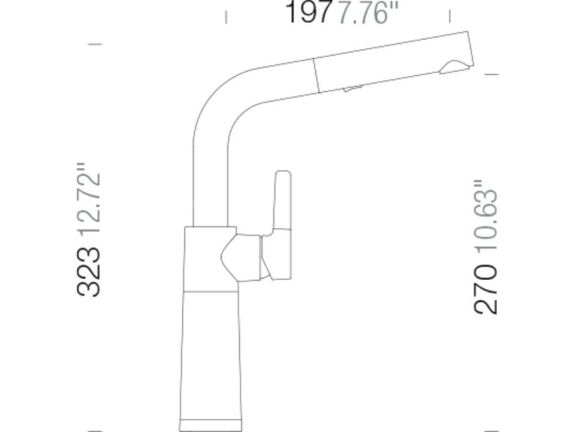 Dřezová baterie Schock SC-540 Silverstone 12
