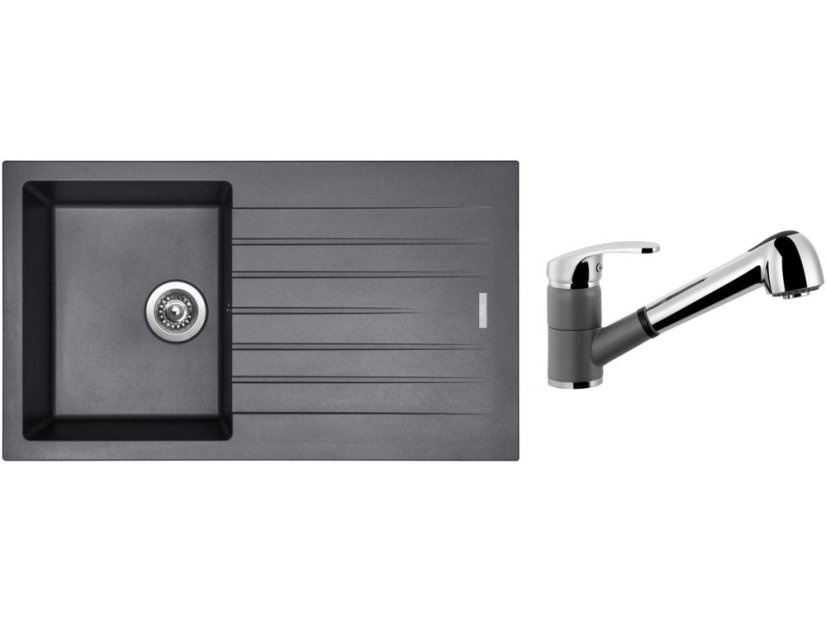 Set Sinks PERFECTO 860 Titanium + baterie Sinks LEGENDA S Titanium