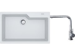 Set Franke UBG 610-78 Bílá-led + Franke FN 0147 Chrom