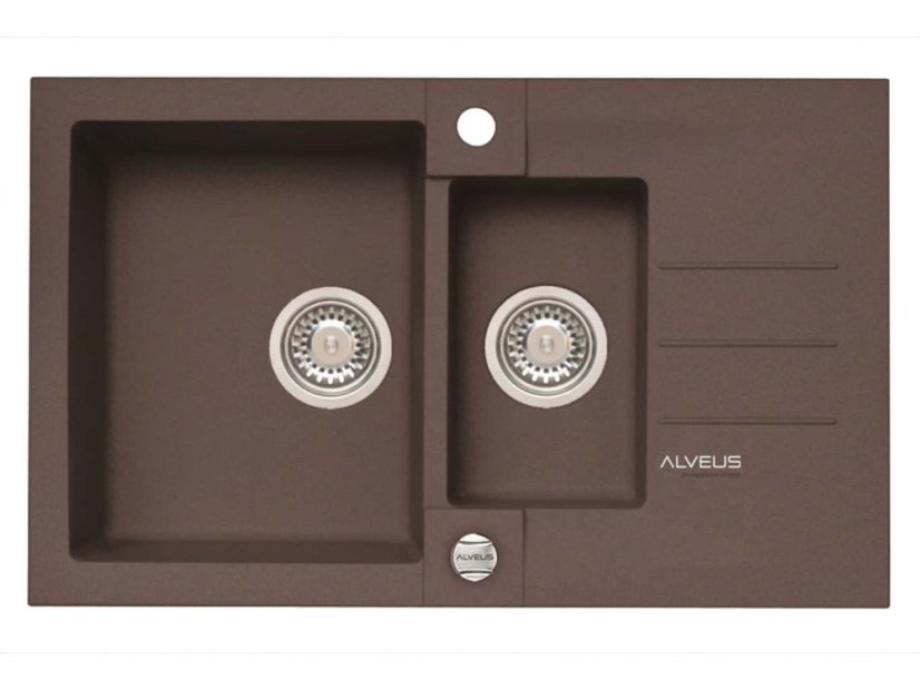 Granitový drez Alveus ROCK 70 CHOCOLATE