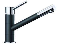 Dřezová baterie Blanco KANO HD silgranit černá/chrom