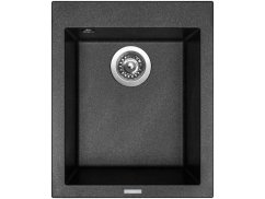Set Sinks Cube 410 Metalblack + Elasta nerez/černá Set Sinks Cube 410 Metalblack + Elasta nerez/černá