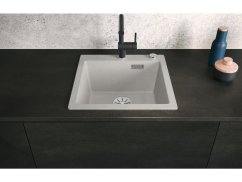 Granitový drez Blanco PLEON 5 InFino biela s excentrom