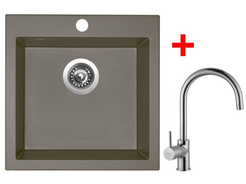 Sinks VIVA 455 Truffle + Vitalia