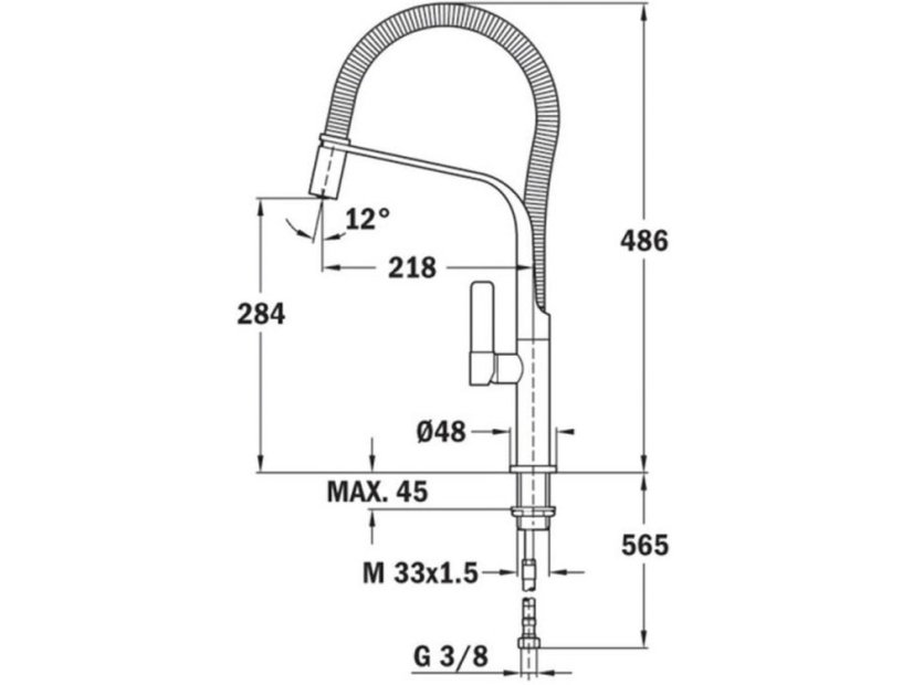 Kuchyňská baterie Teka FO 999 CR