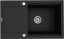 Granitový drez Pyramis Sparta Plus Lux 78x48 1B 1D Čierna