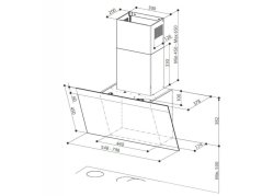 Komínová digestoř Faber DAISY PLUS WH A55