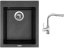 Set Sinks CUBE 410 Metalblack + baterie Sinks ENIGMA S chrom