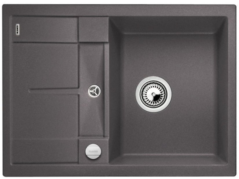 Granitový dřez Blanco METRA 45 S Compact Silgranit šedá skála oboustranné provedení s exce