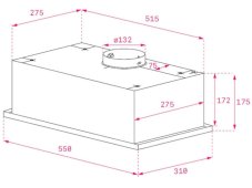 Vstavaný digestor Teka GFG 2 WH